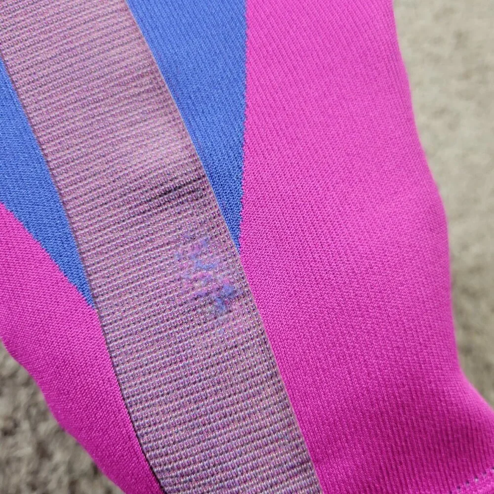 Nike Training Tights Womens Small Sculpt Icon Clash Seamless Colorful Flaw*